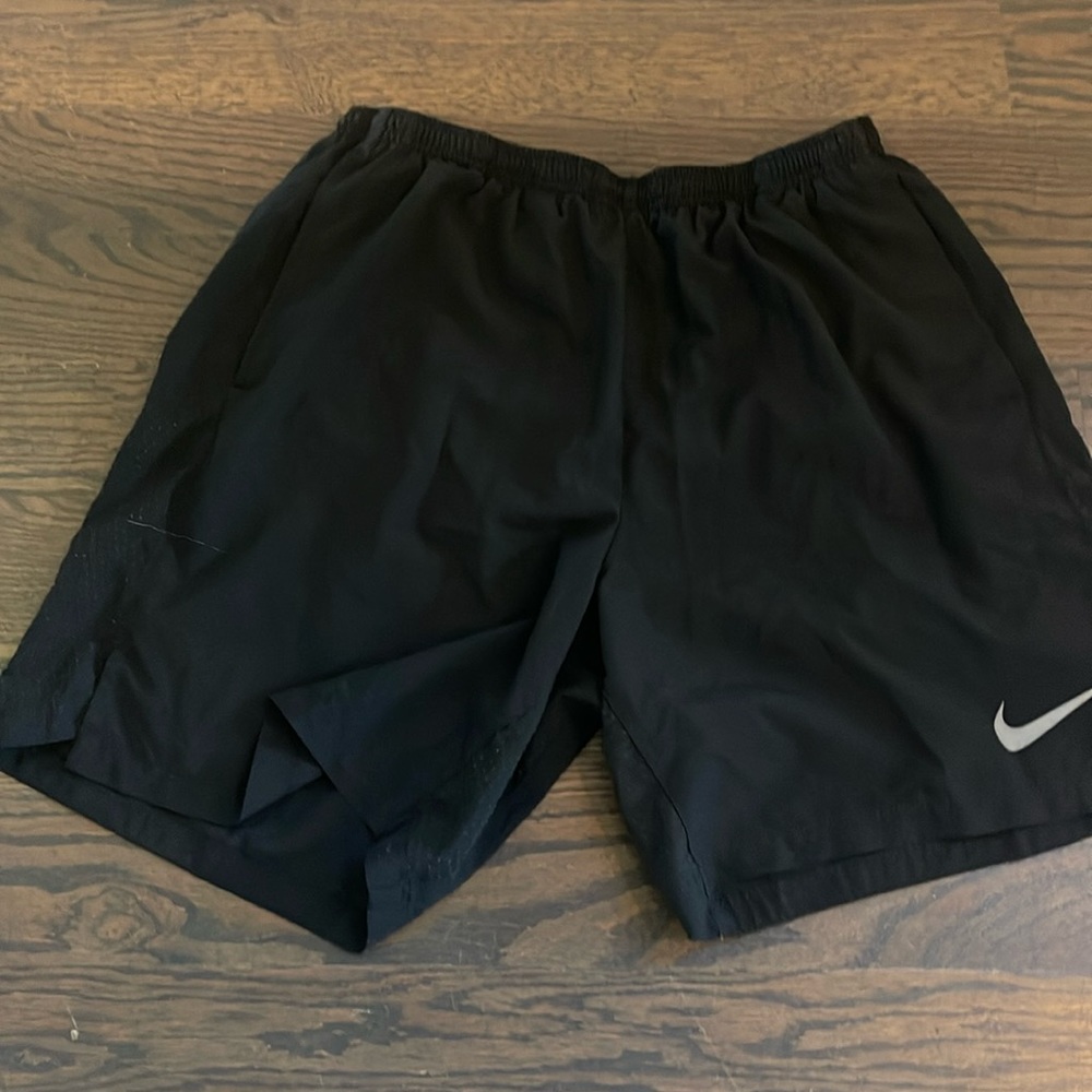 Nike men’s dri-fit black shorts.